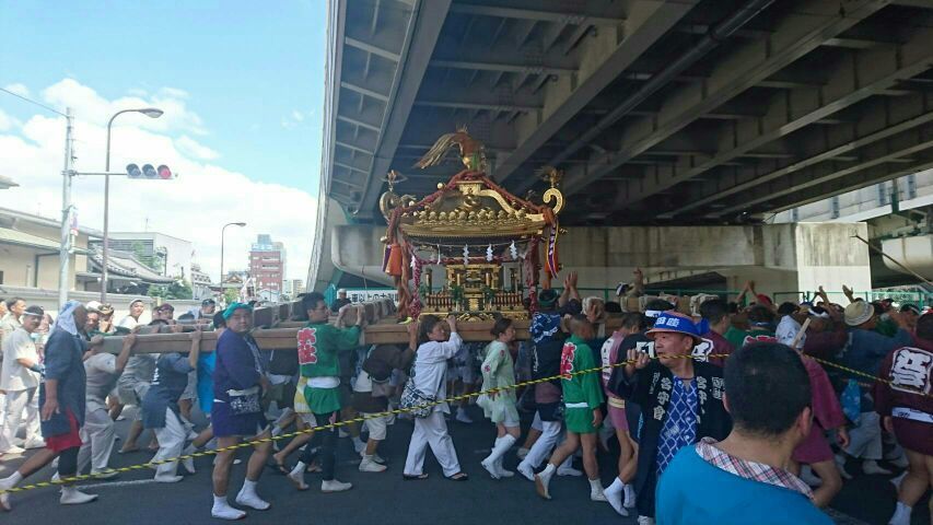 羽田神社例大祭 白河３丁目青年会