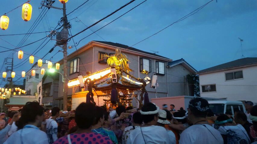 羽田神社例大祭 白河３丁目青年会